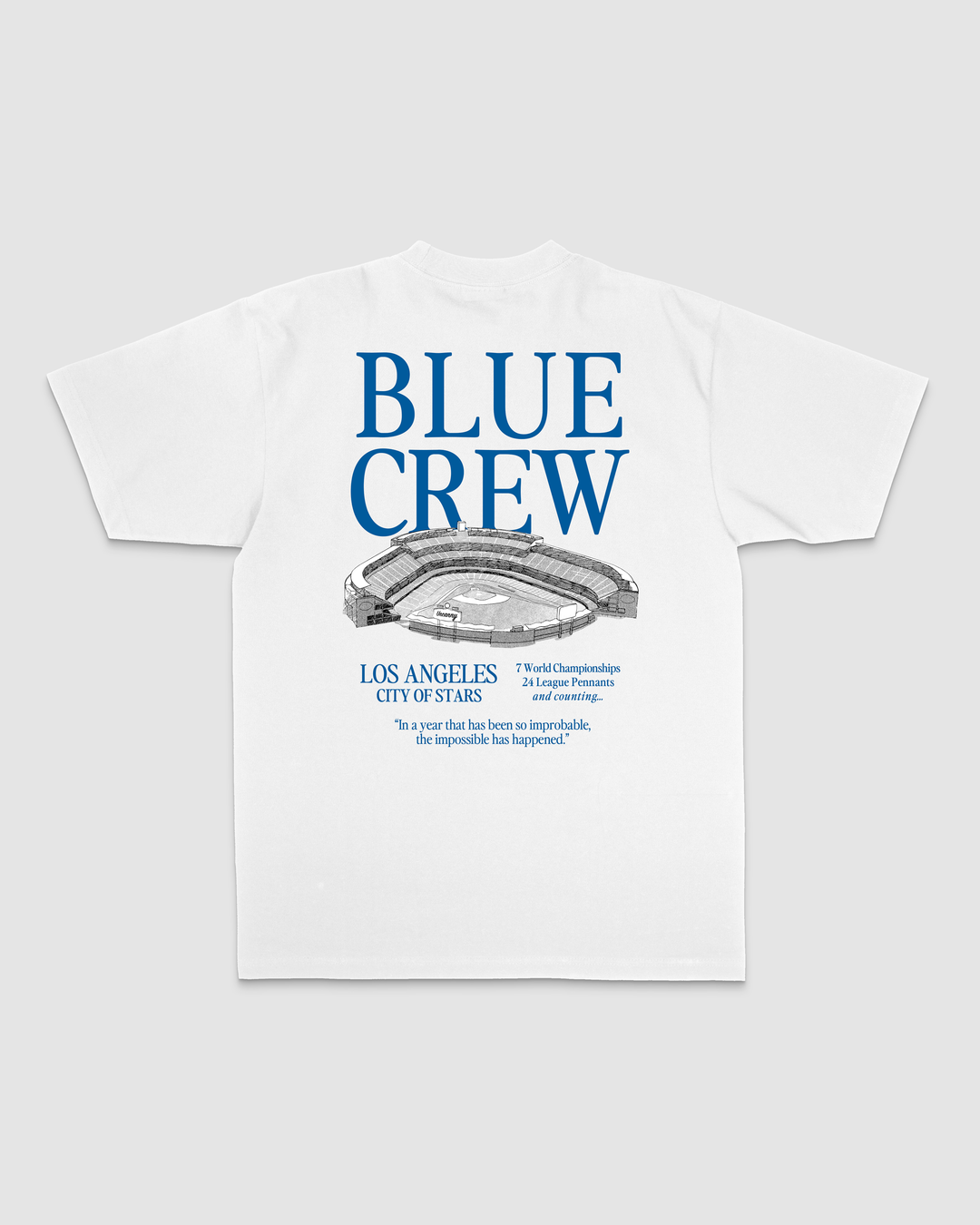 Los Angeles Blue Crew Limited Edition Oversized T-Shirt